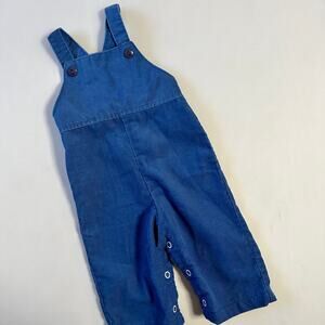 Vintage Health-Tex Blue Corduroy Overalls